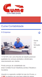Mobile Screenshot of cumecontabilidade.com